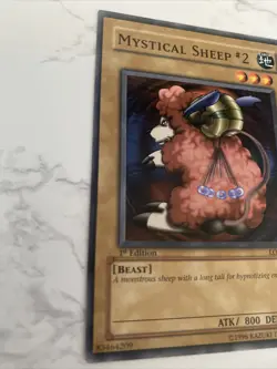 Yugioh Mystical Sheep #2 LOB-037 1st Edition - Image 2