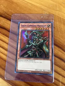 Yugioh LDS3-EN083 Chaos Command Magician BLUE Ultra Rare 1st Edition - Image 1