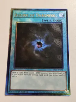 Allure of Darkness RA03-EN055 Prismatic Ultimate Rare Yugioh Card Mint PUR - Image 1