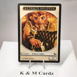 MTG - Shadowmoore - Kithkin Soldier - Token - #01 - Image 1
