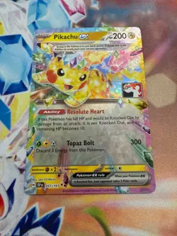 Play! Pokemon Prize Pack Series 7 Surging Sparks 057/191 Pikachu ex - Image 1