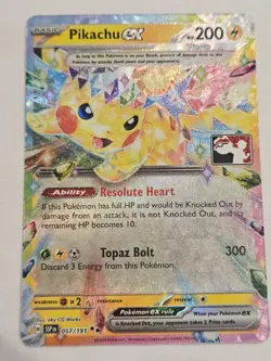 Play! Pokemon Prize Pack Series 7 Surging Sparks 057/191 Pikachu ex - Image 1