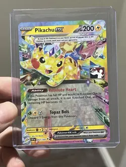 Play! Pokemon Prize Pack Series 7 Surging Sparks 057/191 Pikachu ex - Image 1