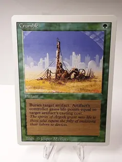 MTG - 3rd Edition - Revised - Crumble - Uncommon - LP+ NM - Image 1