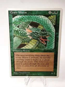 MTG - 4th Edition - Craw Wurm - Common - Near Mint - Image 1