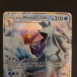 Alolan Ninetales GX 22/145 Guardians Rising NM Ultra Rare Pokemon Card TCG [NM] - Image 4