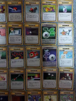 Used 48Lot Bulk sale Pokemon Card Game Old Back Trainer Only Pokeka FS - Image 3
