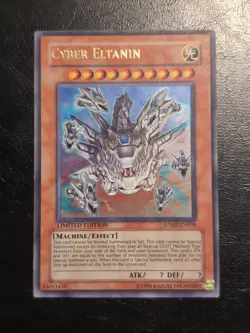 Yu-Gi-Oh! ULTRA RARE HOLO CARD CYBER ELTANIN JUMP-EN038 VLP - Image 1