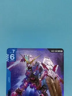 Gundam Card Game Newtype Rising Unicorn Gundam (Destroy Mode) GD01-002 LR - Image 2