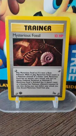 MYSTERIOUS FOSSIL Series POKEMON Non-Holo 1st Edition TRAINER Trading Card 62/62 - Image 1