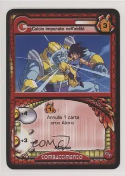 1998 Dragon Ball GT Italian Trading Card Game Calcio imparato nell'aldila 00ah - Image 1
