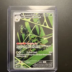 Pokemon TCG Team Rockets Spidops Illustration Rare Card 187/182 Destined Rivals - Image 1