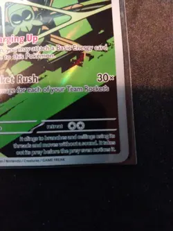 Pokemon TCG Team Rockets Spidops Illustration Rare Card 187/182 Destined Rivals - Image 3