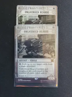 1x - Unlicensed Hearse - FOIL SHOWCASE - OTJ: Breaking News OTP - NM MTG - Image 1
