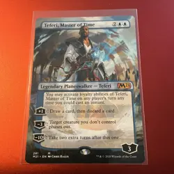 [1x] Teferi, Master of Time (281) Borderless Near Mint English Core Set 2021 MTG - Image 3