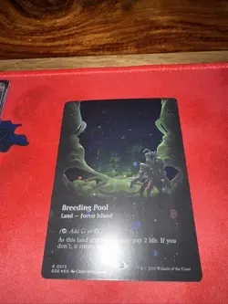 MtG - Breeding Pool - 0373 - Edge of Eternities - Borderless - Galaxy Foil - Image 1