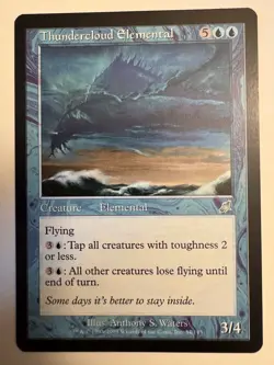 Magic the Gathering MTG Thundercloud Elemental (54) Scourge LP - Image 1