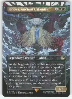 MTG - Jenova, Ancient Calamity (Borderless) 346 FINAL FANTASY NM - Image 1