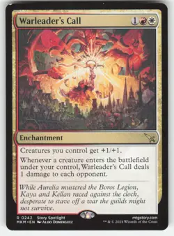 MTG - Warleader's Call 242 Murders at Karlov Manor NM - Image 1