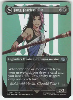 MTG - Fang, Fearless l'Cie (Borderless) 381 FINAL FANTASY NM FOIL - Image 1