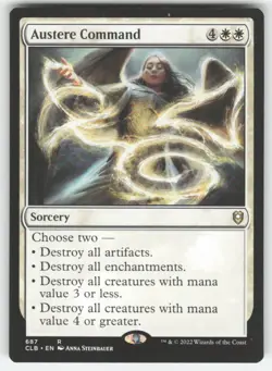 MTG - Austere Command 12 Commander Legends NM - Image 1