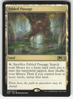 MTG - Fabled Passage 246 Core Set 2021 NM - Image 1