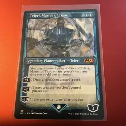 Teferi, Master of Time (Showcase) (291) #291 (NM) Core Set 2021 M21 Magic MTG - Image 1