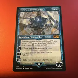 Teferi, Master of Time (Showcase) (291) #291 (NM) Core Set 2021 M21 Magic MTG - Image 2