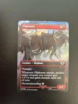 Foil Oliphaunt (Borderless) Mtg Universes Beyond: the Lord of the Rings 426 - Image 1
