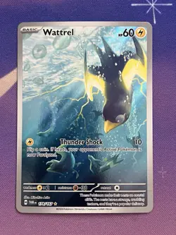 Wattrel 178/167 Sv06: Twilight Masquerade Holo Rare Full Pokemon - Image 1