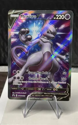 Mewtwo V SWSH229 Pokemon Promo Full Art NM - Image 1
