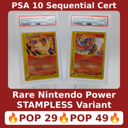 2002 Pokemon Rapidash 51 Ho-Oh 52 - PSA 10 - No PM Center NY - POP 29 and 49 🔥 - Image 1