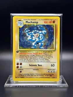 1999 Pokemon Base Set - Machamp 1st Edition Holo No. 8/102 - Image 1