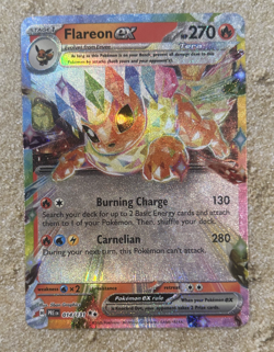Pokemon Flareon EX Prismatic Evolutions 014/131 New in Sleeve and Top Loader - Image 3