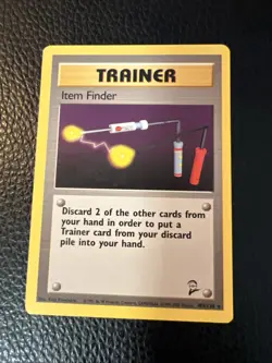 Item Finder 103/130 Base Set 2 Rare Vintage Pokemon 2000 TCG LP+ * - Image 1