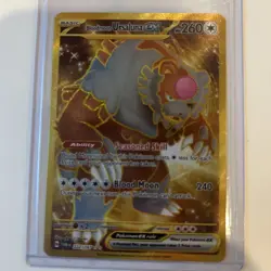 Pokemon Bloodmoon Ursaluna EX 222/167 Gold Secret Rare Twilight Masquerade NM - Image 1