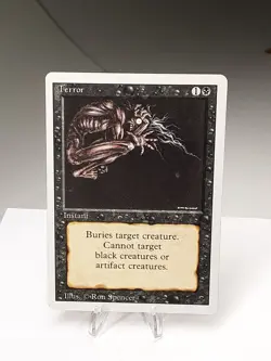 MTG - 3rd Edition - Revised - Terror - Common - LP+ NM - Image 1