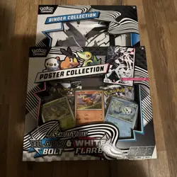 Pokemon Black Bolt And White Flare Poster Collection &Binder Collection - Image 1