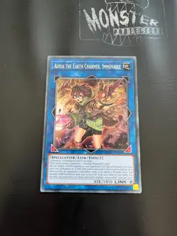 YUGIOH AUSSA THE EARTH CHARMER, IMMOVABLE RARE IGAS-EN048 1ST EDITION - Image 1