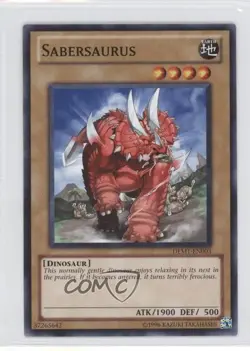 Sabersaurus YuGiOh Demo Pack Mall Tour Give-a-Way #DEM1-EN003 0b0 - Image 1