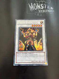 YUGIOH FABLED RAGIN SECRET RARE HA03-EN058 1ST EDITION - Image 1