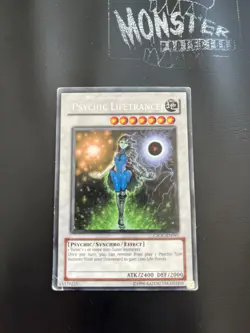 YUGIOH PSYCHIC LIFETRANCER RARE CSOC-EN041 PLAYED CONDITION - Image 1