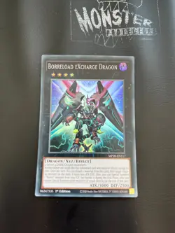 YUGIOH BORRELOAD EXCHANGE DRAGON SUPER RARE MP20-EN117 1ST EDITION - Image 1