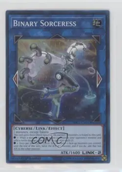 Binary Sorceress 1st Ed. YuGiOh Cyberse Link Structure Deck #SDCL-EN043 08w3 - Image 1