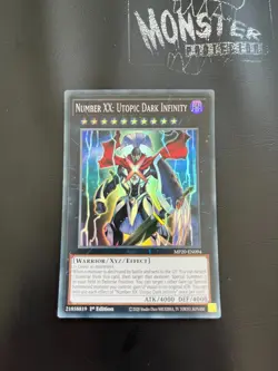 YUGIOH NUMBER XX: UTOPIC DARK INFINITY SUPER RARE MP20-EN094 1ST EDITION - Image 1