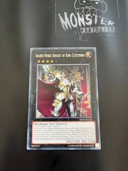 YUGIOH SACRED NOBLE KNIGHT OF KING CUSTENNIN RARE MP19-EN142 - Image 1