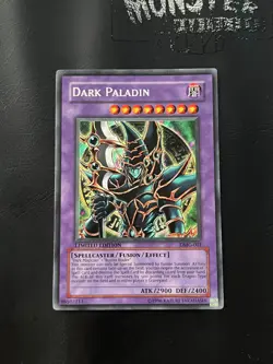 YUGIOH DARK PALADIN SECRET RARE DMG-001 LIMITED EDITION PLAYED CONDITION - Image 1