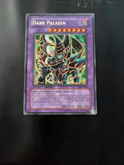 YUGIOH DARK PALADIN SECRET RARE DMG-001 LIMITED EDITION PLAYED CONDITION - Image 4