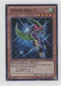 Harpie Lady 1 1st Ed. YuGiOh Legendary Collection 4: Joey's World Mega-Pack 00jz - Image 1