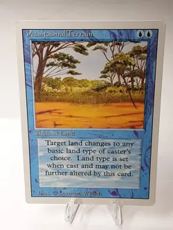 MTG - 3rd Edition - Revised - Phantasmal Terrain - Common - LP+ NM - Image 1